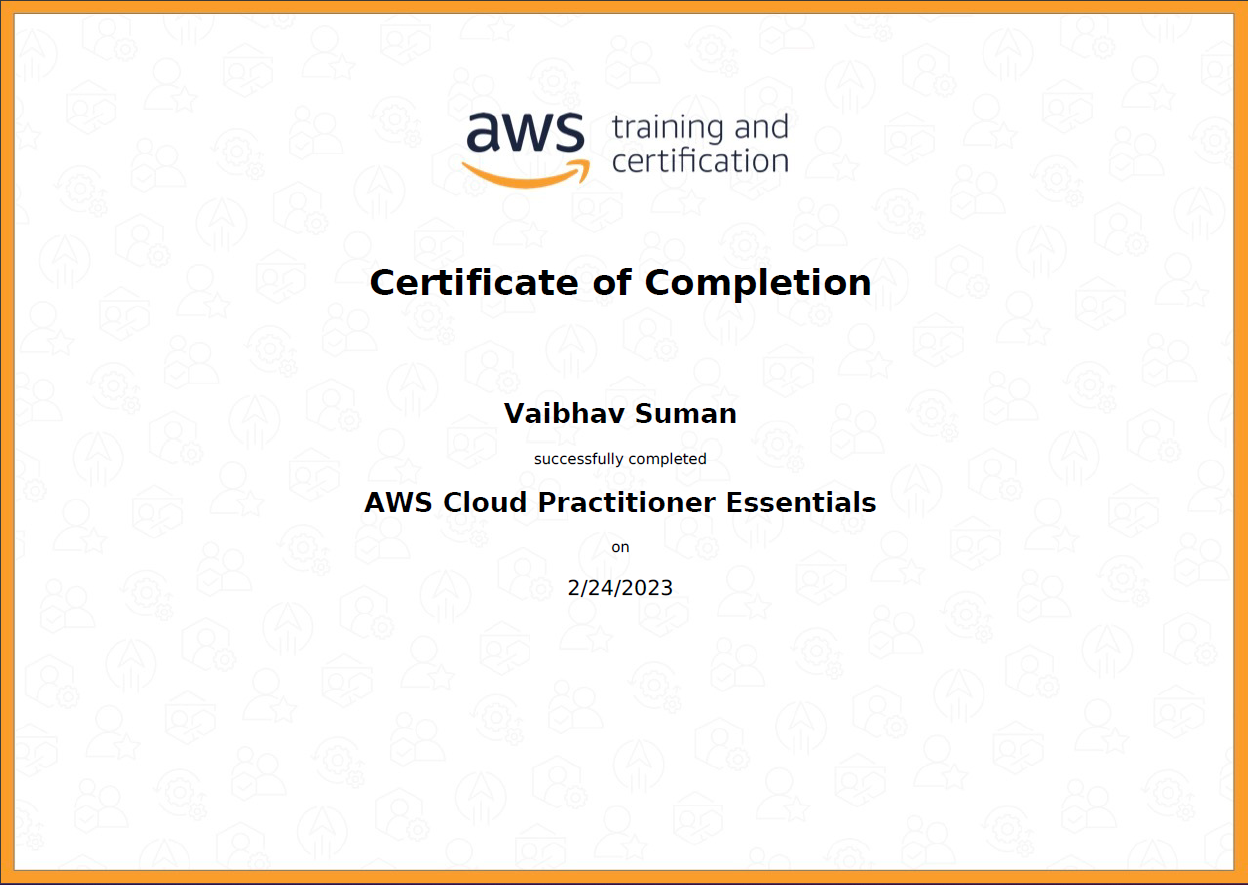 AWS Certificate