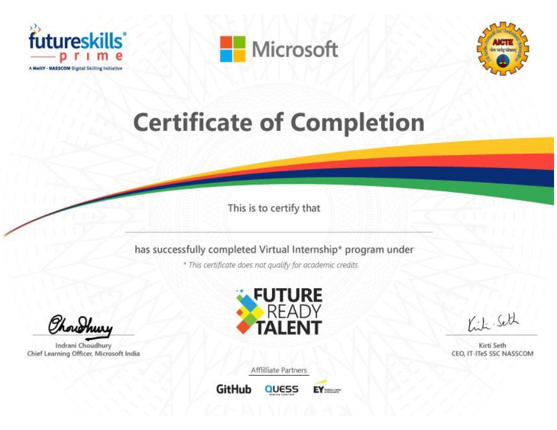 Microsoft Certificate